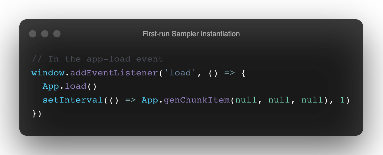 Using setInterval