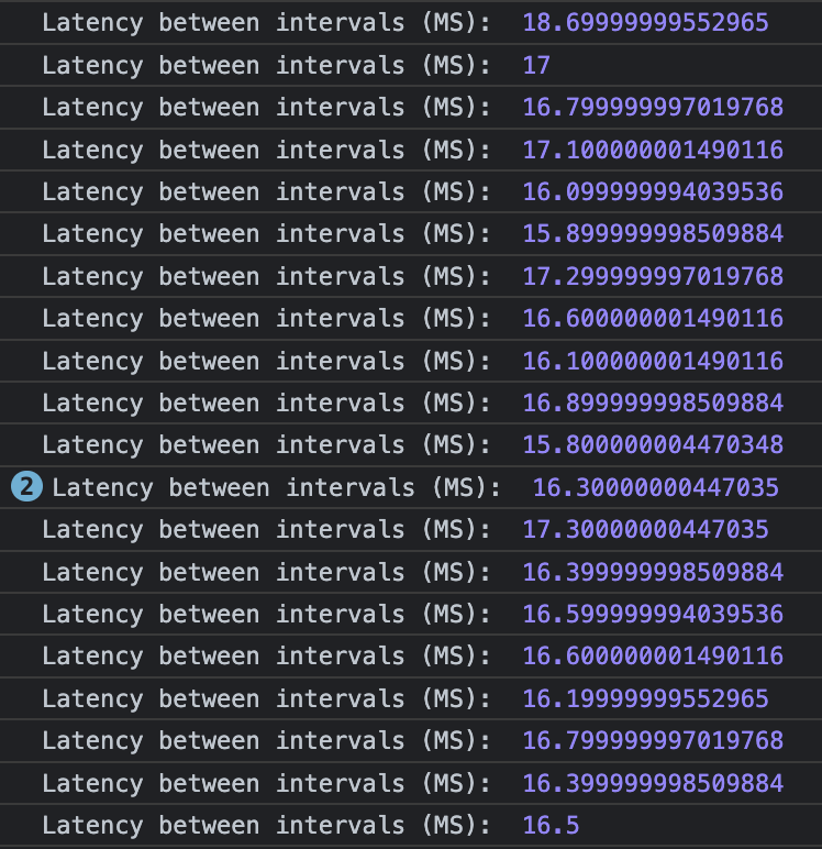 requestAnimationFrame latency